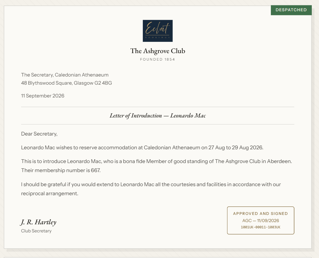 LOI Despatched screenshot 3
