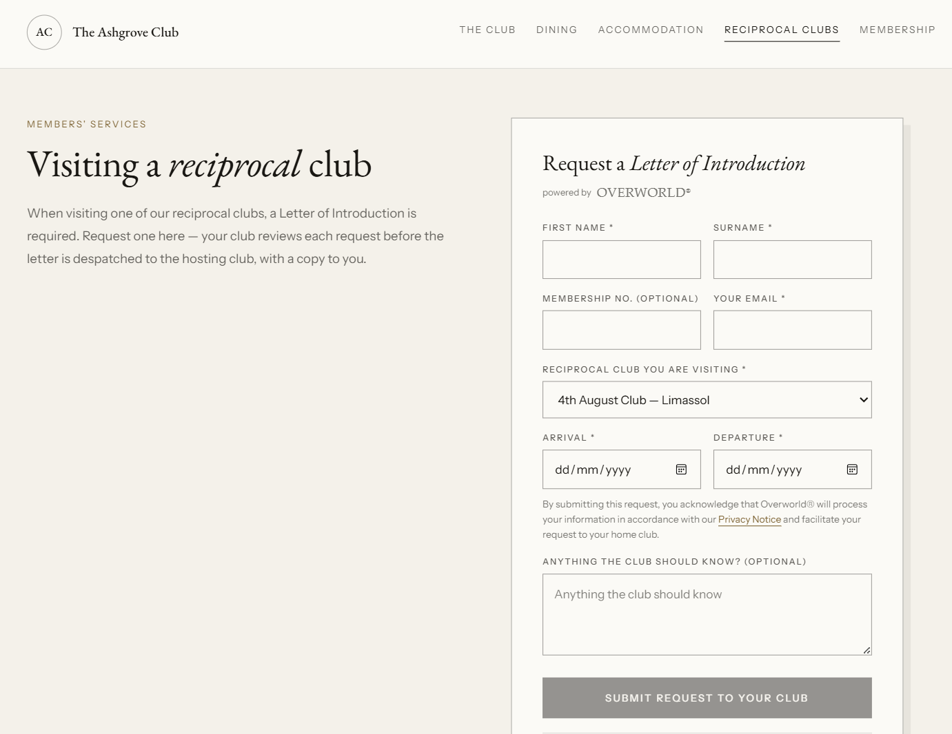Request LOI scrrenshot 1